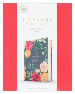 Holman CSB Hosanna Notetaking Bible; 2021; Dahlias Cloth Over Board; 8 Point - Imagen 1 de 6