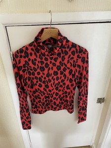 red leopard print top primark