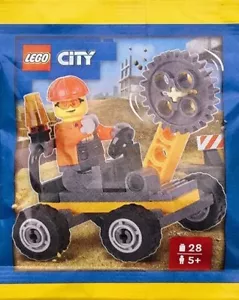Lego City Construction Worker with Rotary Cutter (952592) NEW, SEALED - Picture 1 of 2