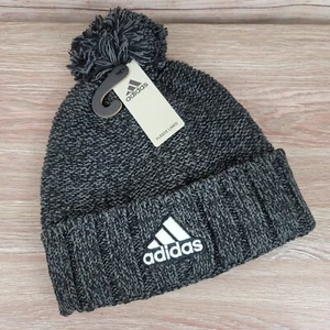 NEW Adidas Recon 3 Ballie Pom Beanie Men's One Size Fleece Lined Winter Hat - Picture 1 of 6