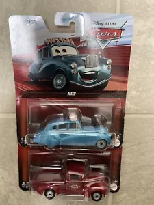 Disney Pixar Cars Heyday Smokey & Mato serie metallo lotto di 2 - Foto 1 di 3