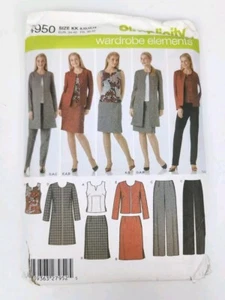 Simplicity Sewing Pattern 4950 Size 8-14 Pants Skirt Top Coat Jacket Uncut NOS - Picture 1 of 6