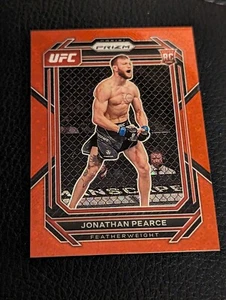 Jonathan Pearce 2023 Panini Prizm UFC Red Disco Prizm 12/99 RC - Picture 1 of 1