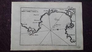 1780 Roux-Meucci: Mapa Bahia de Rosas o Roses "Rose" (Gerona Cataluña España) - Picture 1 of 1