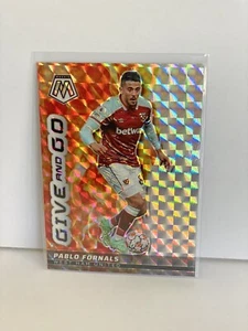 2021-22 Mosaic EPL SILVER MOSAIC PRIZM Give And Go PABLO FORNALS Westham Unite - Picture 1 of 4
