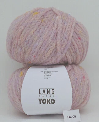 LANG YARNS Wolle zum Stricken 50 g YOKO v.LangYarns Alpacamischgarn