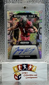 2024 Panini Prizm Selecciones del Draft Día de la Firma Mojo Prizm/25 Trey Knox #SD-TKX Automático - Imagen 1 de 10