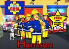 "fireman Sam" Kid's Placemat - Personalised With Name