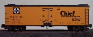 S Helper Service Showcase Line #01691 SANTA FE "THE CHIEF" REEFER #25213 - Picture 1 of 1
