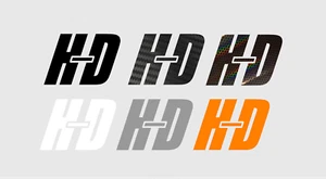 Harley Davidson H-D Logo Calcomanía Adhesiva Elige Color y Tamaño FIBRA DE CARBONO - Imagen 1 de 15
