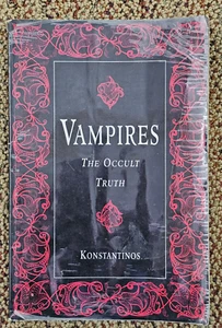 1st Edition Vampires The Occult Truth Konstantinos Paperback 1998 Red Cover - Picture 1 of 5
