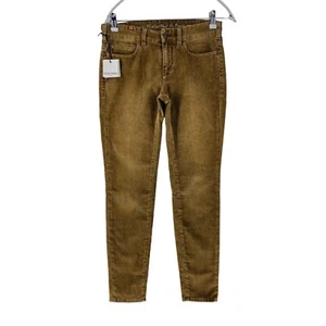 RRP €280 Atelier Notify Women Dark Brown Skinny Fit Corduroy Trousers Jeans W25 - Picture 1 of 12