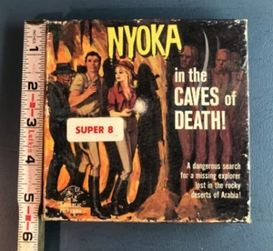 Vintage Super 8mm old Movie  film " NYOKA in the Caves of Death" 5" reel 1960's - Picture 1 of 8