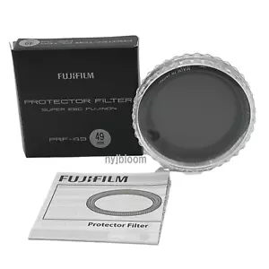 New FUJIFILM Protector Filter 49mm PRF-49 BLACK - Picture 1 of 8