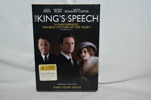 The King's Speech DVD Colin Firth Helena Bonham Carter Geoffrey Rush New Sealed - Picture 1 of 4