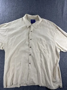 Pendleton Cruise Line Hawaiian Mens 100% Silk Shirt Size 2XL Oversized - Picture 1 of 9