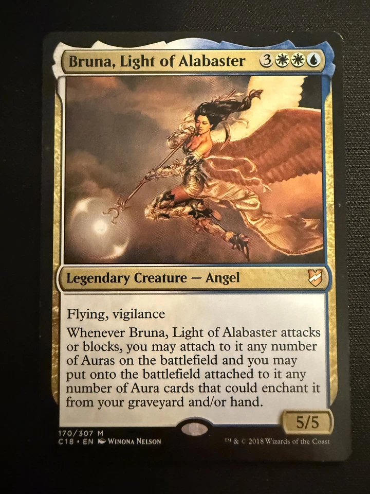 Bruna, Light of Alabaster 170 - M - Commander 2018 - Normal - MTG - LP - Image 1 of 2
