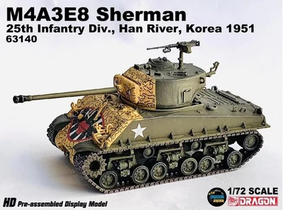 DRAGON ARMOR 1/72 Scale US Army M4A3E8 Sherman Tiger Face Tank Model 63140 Toys - Image 1 of 4