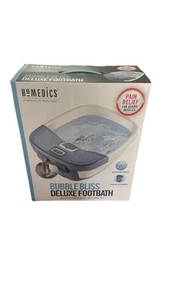 The HoMedics Bubble Bliss Deluxe Foot Spa NIB - Picture 1 of 7