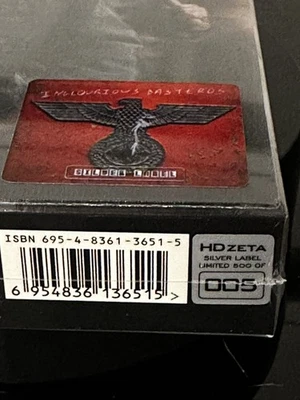 Inglourious Basterds 4K Steelbook HDzeta Lenticular Full Slip LOW COLLECTOR #005 - Image 1 of 3