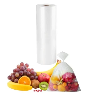 12" x 16" Clear Plastic Produce Bag on a Roll, Food Storage Bags for Vegetabl... - Picture 1 of 6