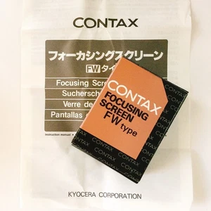 Contax Focusing Screen FW type FW-4 grid mat for RX RXⅡ+ English instructions - Picture 1 of 12