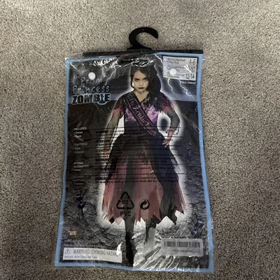 Prom Princess Zombie Halloween Costume for Kids (SMALL 4-6) NEW IN PACKAGE - Image 1 of 4
