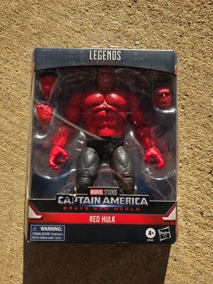 Figura de acción Hasbro Capitán América Brave New World escala 6 pulgadas Red Hulk Foto 1 de 4