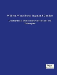 Geschichte der antiken Naturwissenschaft und Philosophie by Wilhelm Windelband ( - Picture 1 of 1