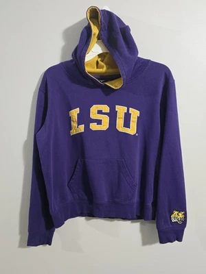 Sudadera con Capucha Bordada Vintage Años 90 NCAA Universidad Estatal de Louisiana Talla M Foto 1 de 4