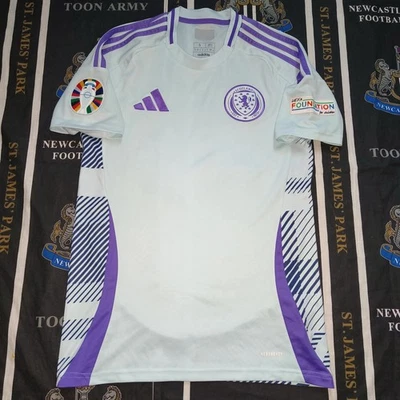 Scotland Away Football Soccer Shirt Jersey 2024 2025 Adidas Size S - Image 1 of 4