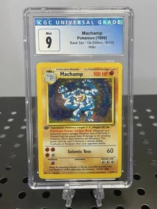 Machamp 1st Edition Holo CGC 9 - Picture 1 of 2