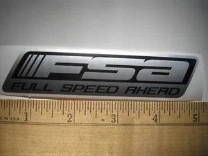 FSA Full Speed Ahead MTB TRI Bike Bicycle DECAL STICKER - Picture 1 of 1