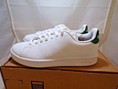 ADIDAS GZ5300VANTAGE Masculino (Médio) Branco/Verde Tamanho 7.5 - Imagem 1 de 4