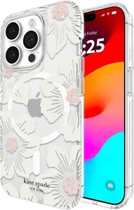 Kate Spade iPhone 13 Pro Case – Hollyhock Floral Protective Slim Cover - Picture 1 of 5