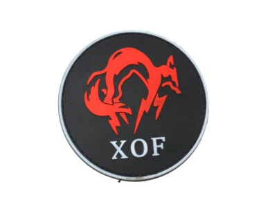 METAL GEAR SOLID MGS5  XOF PVC Hoop&Loop Patch - Image 1 of 2