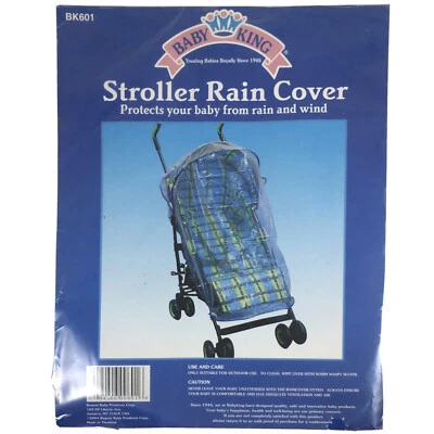Cubierta de lluvia universal Baby King bebé cochecito cochecito cochecito a prueba de mosquitos insectos Foto 1 de 4