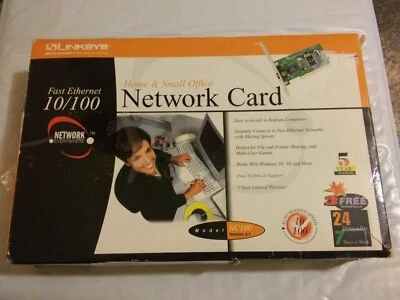 Linksys Home & Small Office Network Card Fast Ethernet 10/100 New Open Box*** - Image 1 of 4