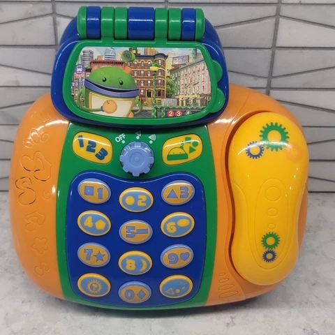 RARE HTF Team Umizoomi MY FIRST PHONE STATION Milli Bot Geo Telephone Works!! Cover