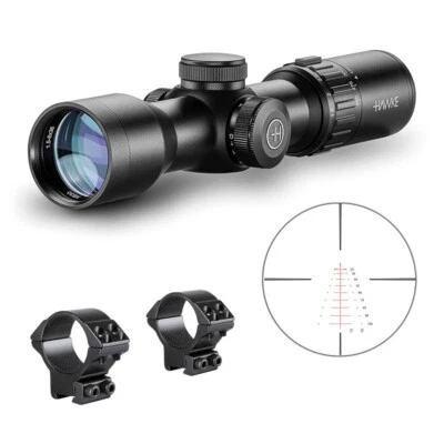 Mira telescópica compacta Hawke XB30 1,5-6x36 mm con soportes de mira telescópica Hawke Match Ring GRATIS *NUEVA* Foto 1 de 4