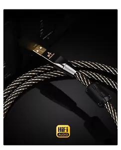 1Canare HIFI USB A TO USB B DAC Digital AB Audio A to B Type A B Data Cable 0.3M - Picture 1 of 2