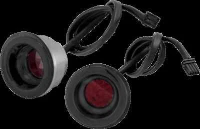 Kit de pares de luces traseras LED rojas AA Black Shooter Road King Classic 98-11 Foto 1 de 3