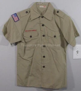 Boy Scout now Scouts BSA Uniform Shirt Size Youth Large SS FREE SHIPPING 138 - Picture 1 of 6