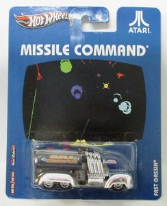 2012 HOT WHEELS POP CULTURE ATARI FAST GASSIN MISSILE COMMAND REAL RIDERS AR5 - Picture 1 of 1