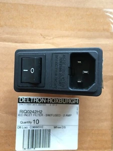  FILTER, 2A, SWITCHED, FUSED Roxburgh RIQ-0242-H2 £25.00 Z2205 - Picture 1 of 1