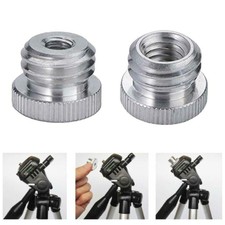 1/4"Female To 5/8" Male 3/8 Female To 5/8 Male Alloy Camera Tripod Screw Adapter