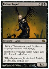 [1x] Fallen Angel - Foil - Played, English - Eighth Edition MTG Magic