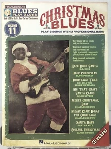 Christmas Blues Play-Along Vol 11 Book CD Bb Eb Bass Clef Instrument Hal Leonard - Picture 1 of 5