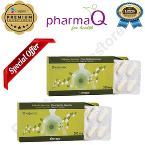 Paquete de 2 x 30 cápsulas de terapia PharmaQ Mastiha para salud digestiva - Imagen 1 de 3