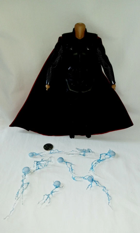 HOT TOYS 1/6 AVENGERS END GAME THOR -- BODY WITH CAPE W/ BATTERIES - image 1 of 1